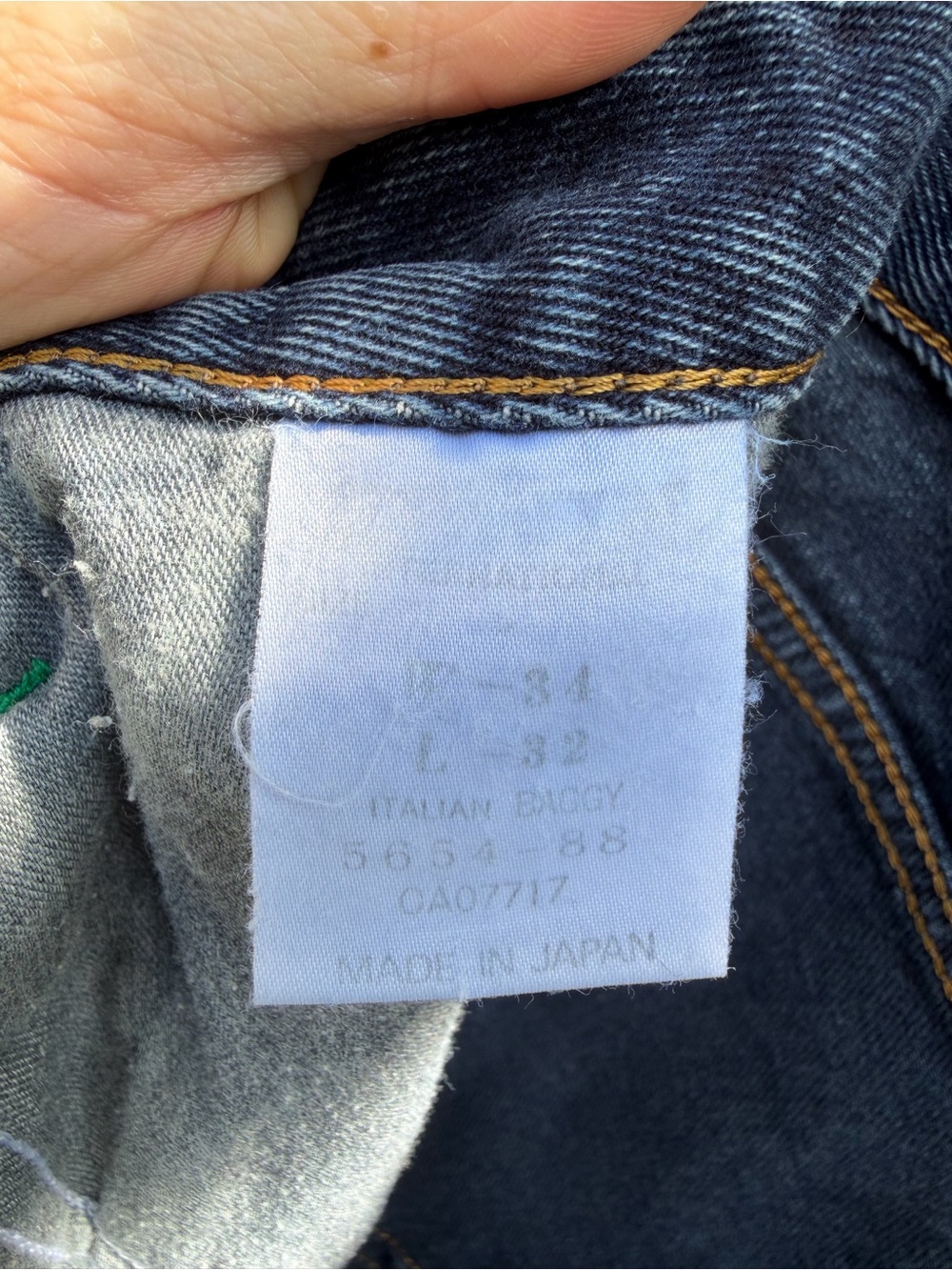 VTG 90s EDWIN "Italian Baggy" Jeans - Picture 12 of 15